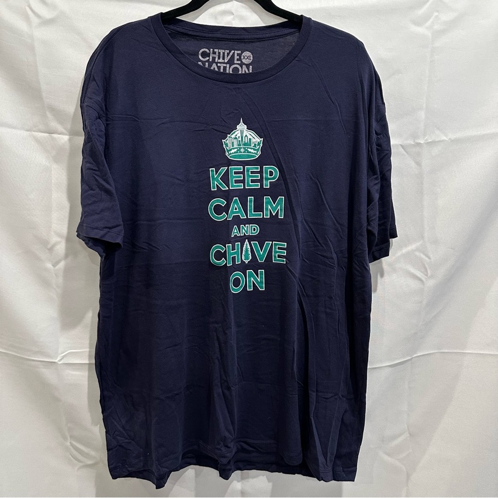 Chive Nation Navy Graphic Tee